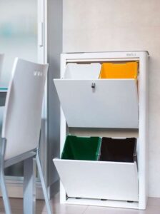 Set 2 Bidoni Della Spazzatura Con Sensore Dreamhigh 15L E 12L - Apertura Automatica, Impermeabile IPX5, Per Cucina E Bagno