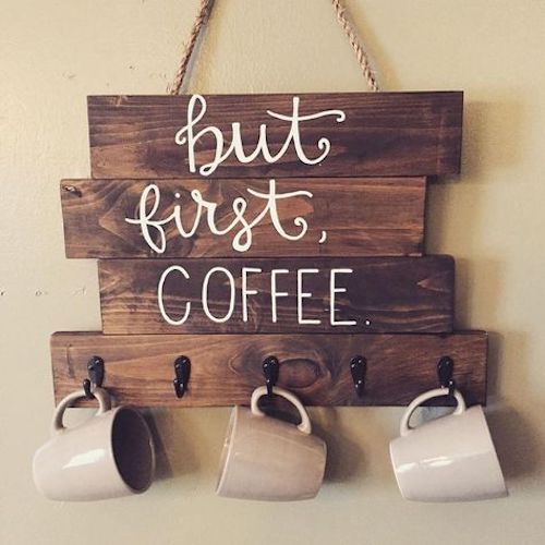 porta tazzine caffè da parete